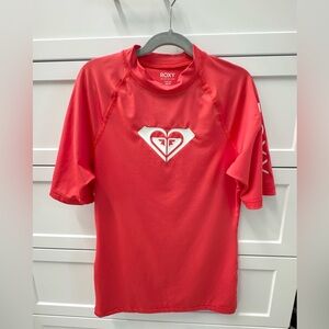 Roxy women’s Swim Rashguard - Coral